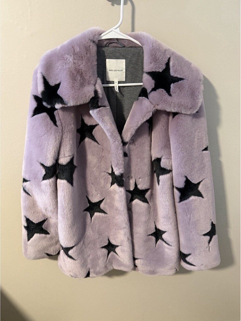 Avec Les Filles Faux Fur Coat Size S